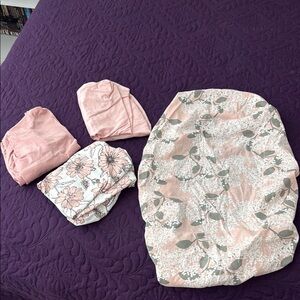 Baby Bassinet fitted Sheets - never used